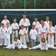 Trening sekcji karate kyokushin w Łososinie Górnej