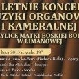 XVI KONCERTY MUZYKI ORGANOWEJ I KAMERALNEJ