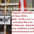 Obchody 73 Rocznicy Rzezi Wołyńskiej
