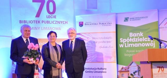 W piątek, 28 listopada, w Gminnej Bibliotece Publicznej w Starej Wsi odbyły się uroczyste obchody jubileuszu 70-lecia bibliotek publicznych Gminy Limanowa