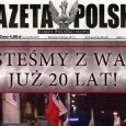 To już 20 lat z tygodnikiem „Gazeta Polska”